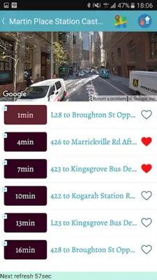 Sydney Bus Realtime android App screenshot 3