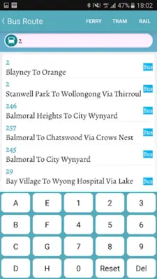 Sydney Bus Realtime android App screenshot 6