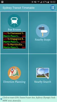 Sydney Bus Realtime android App screenshot 7